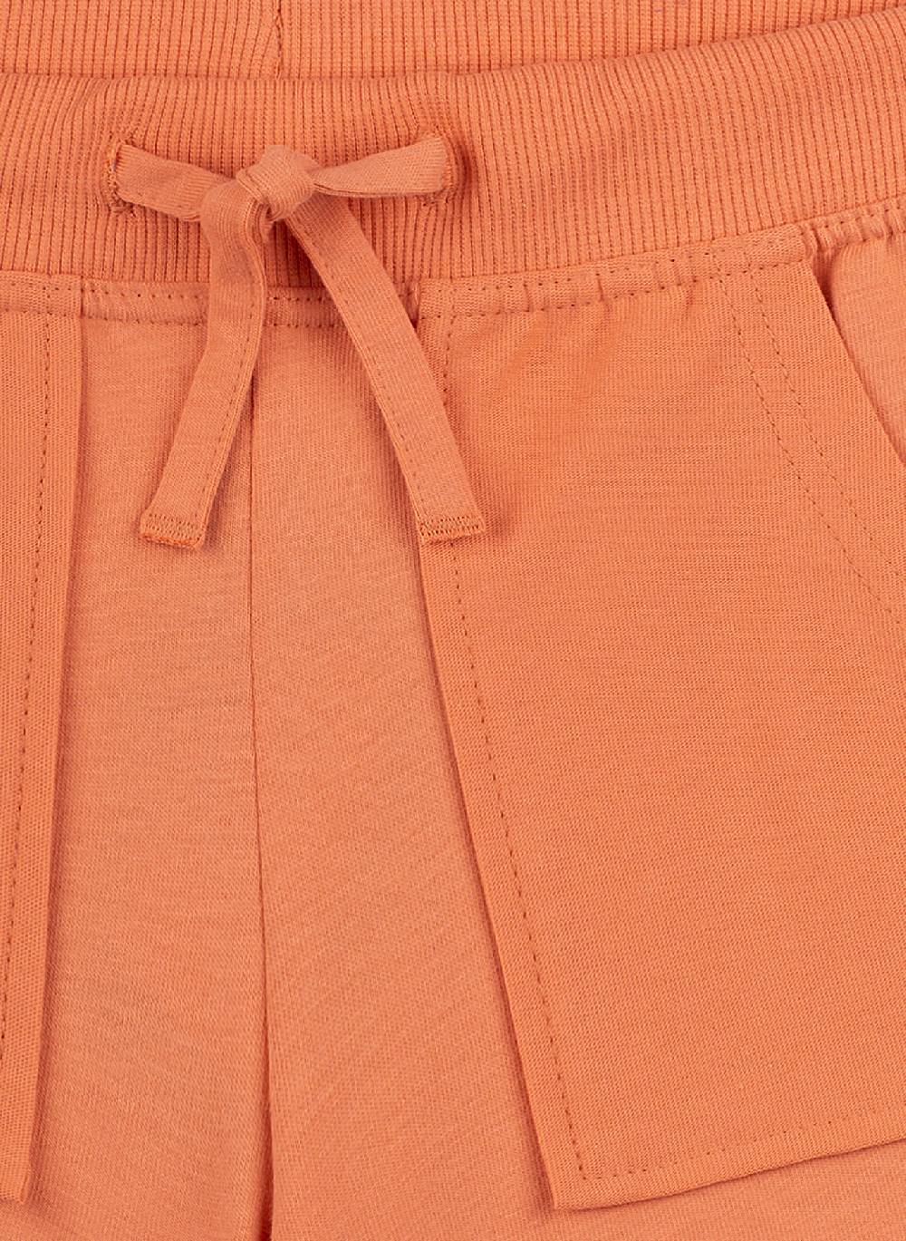 Sanetta Jungen-Sweatshorts Orange Jubiläumsangebot