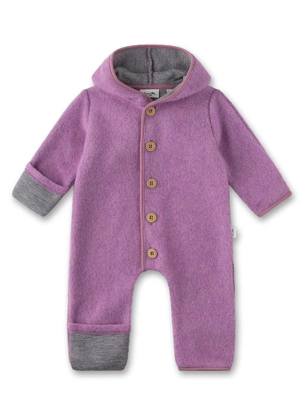 Sanetta Outdoor-Overall aus Wolle Lila Online Shopping