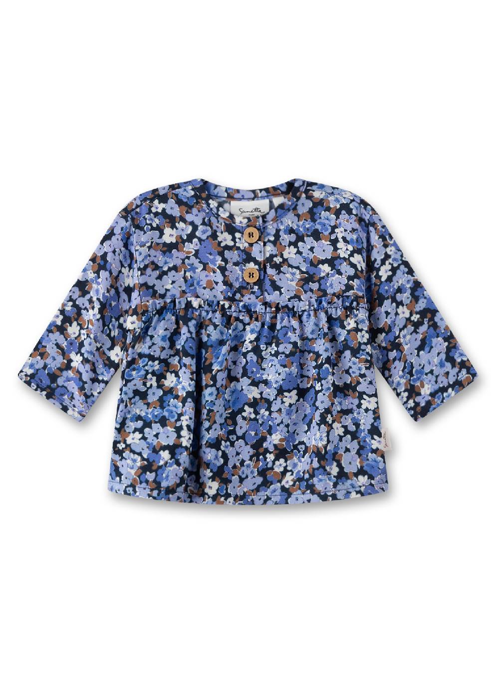 Sanetta Mädchen-Bluse Blau Saisonschlussverkauf
