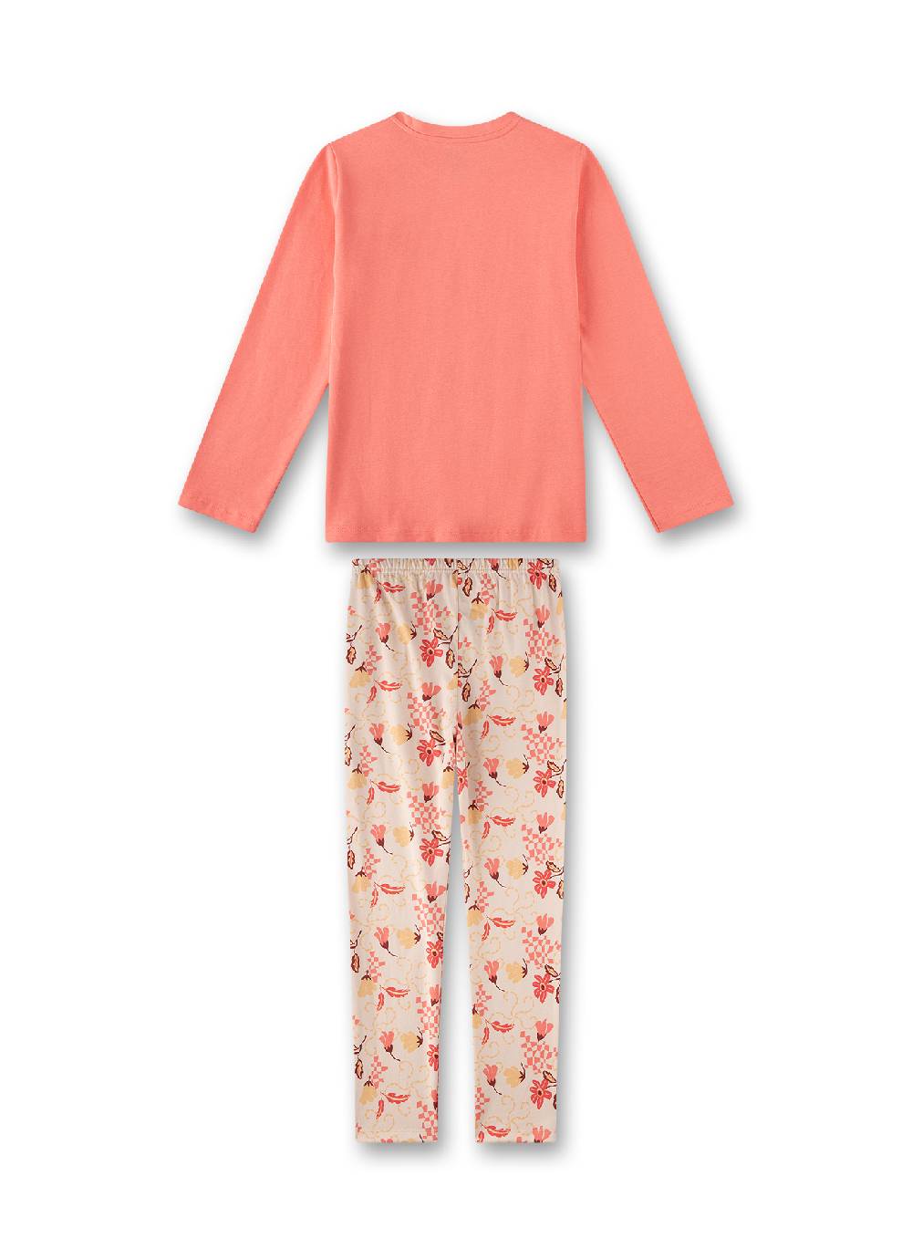 Sanetta Mädchen-Schlafanzug Orange Sonderangebote
