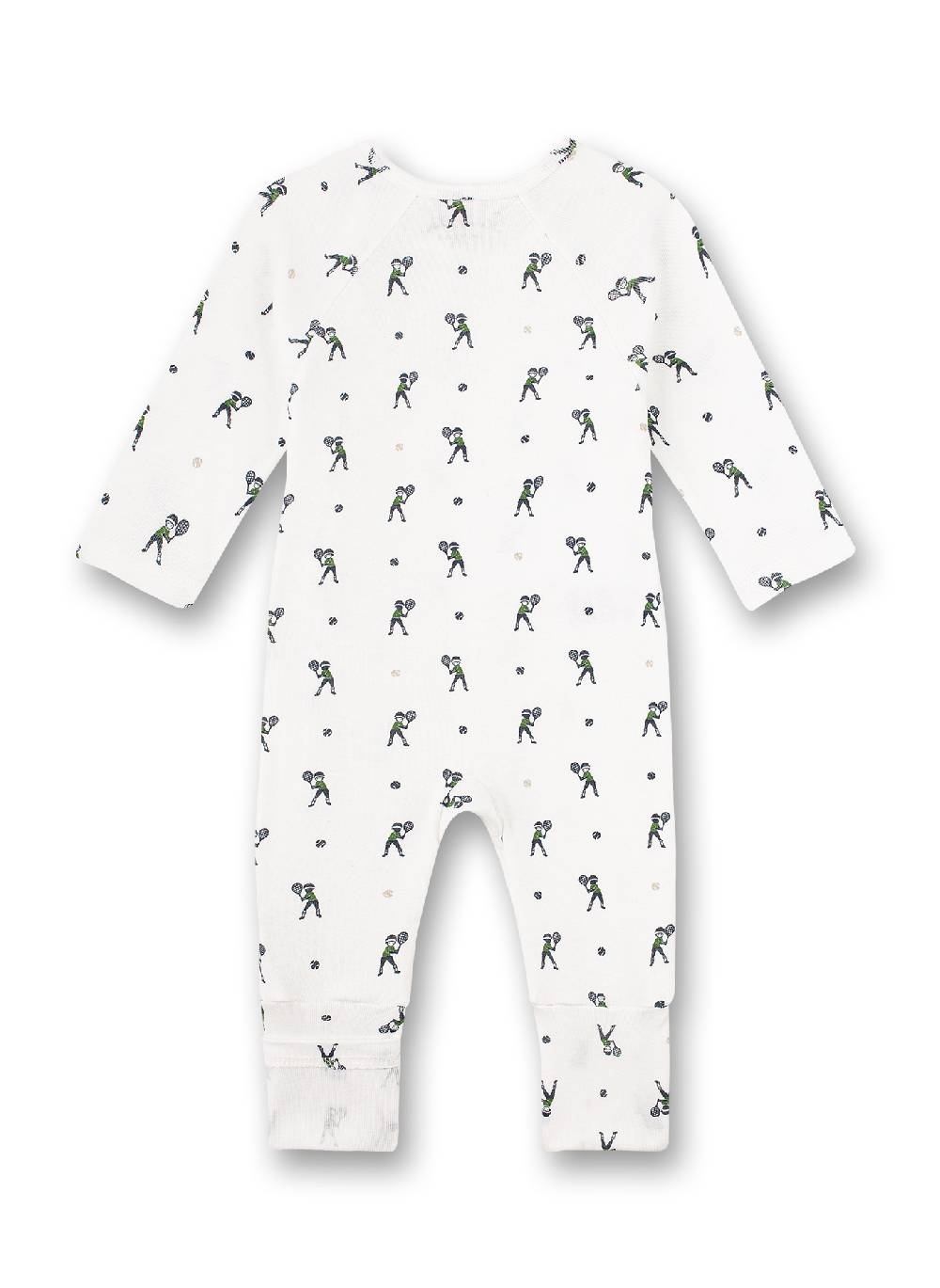 Sanetta Jungen-Overall Off-White Tennis-Allover Lucky Winners Letzte 3 Tage