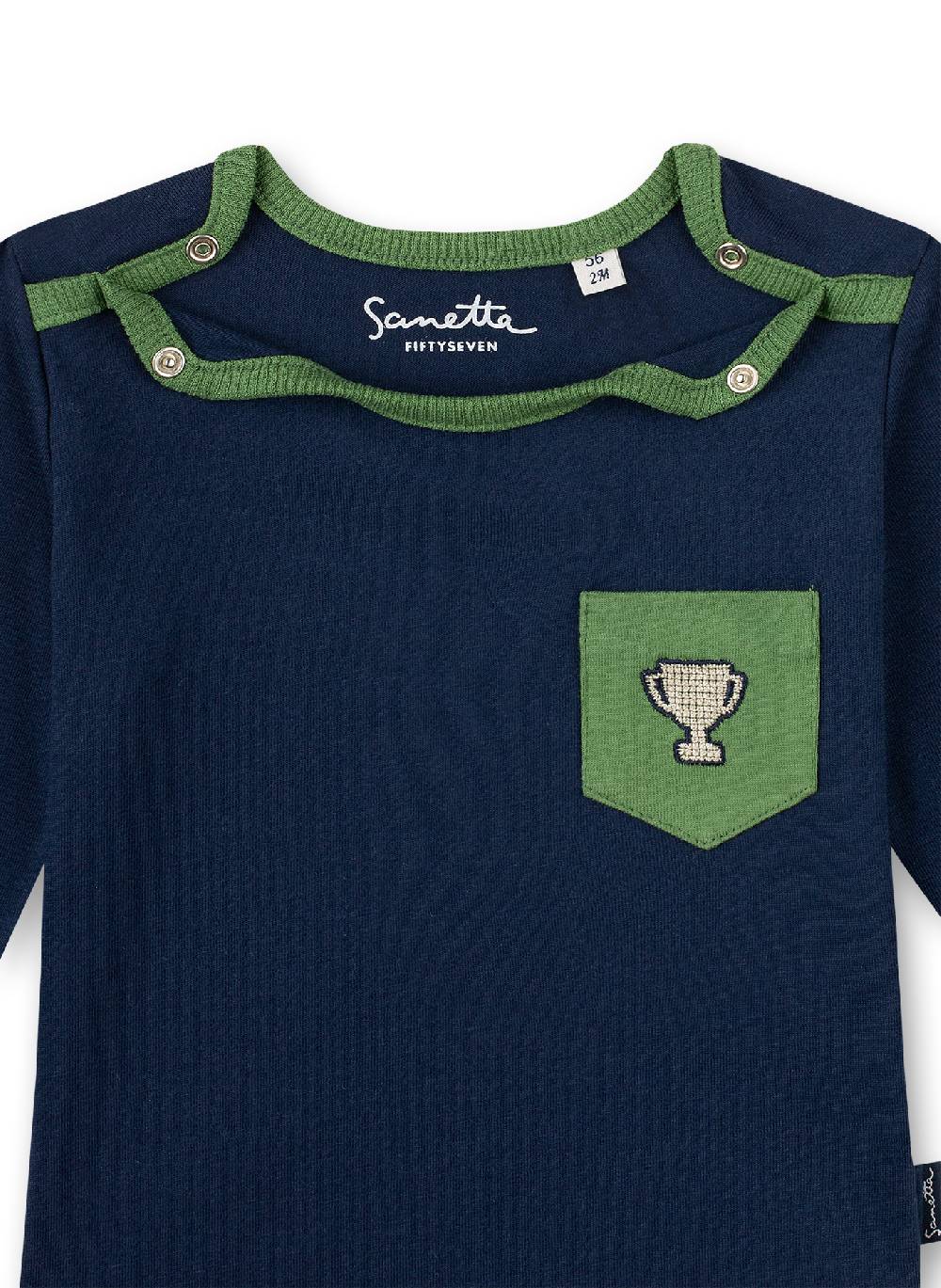 Sanetta Jungen-Shirt langarm Dunkelblau Lucky Winners Nur für heute