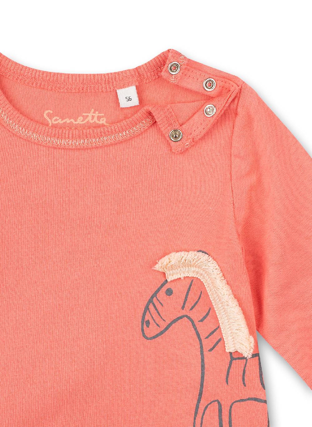 Sanetta Mädchen-Shirt langarm Pink Speichern exportieren