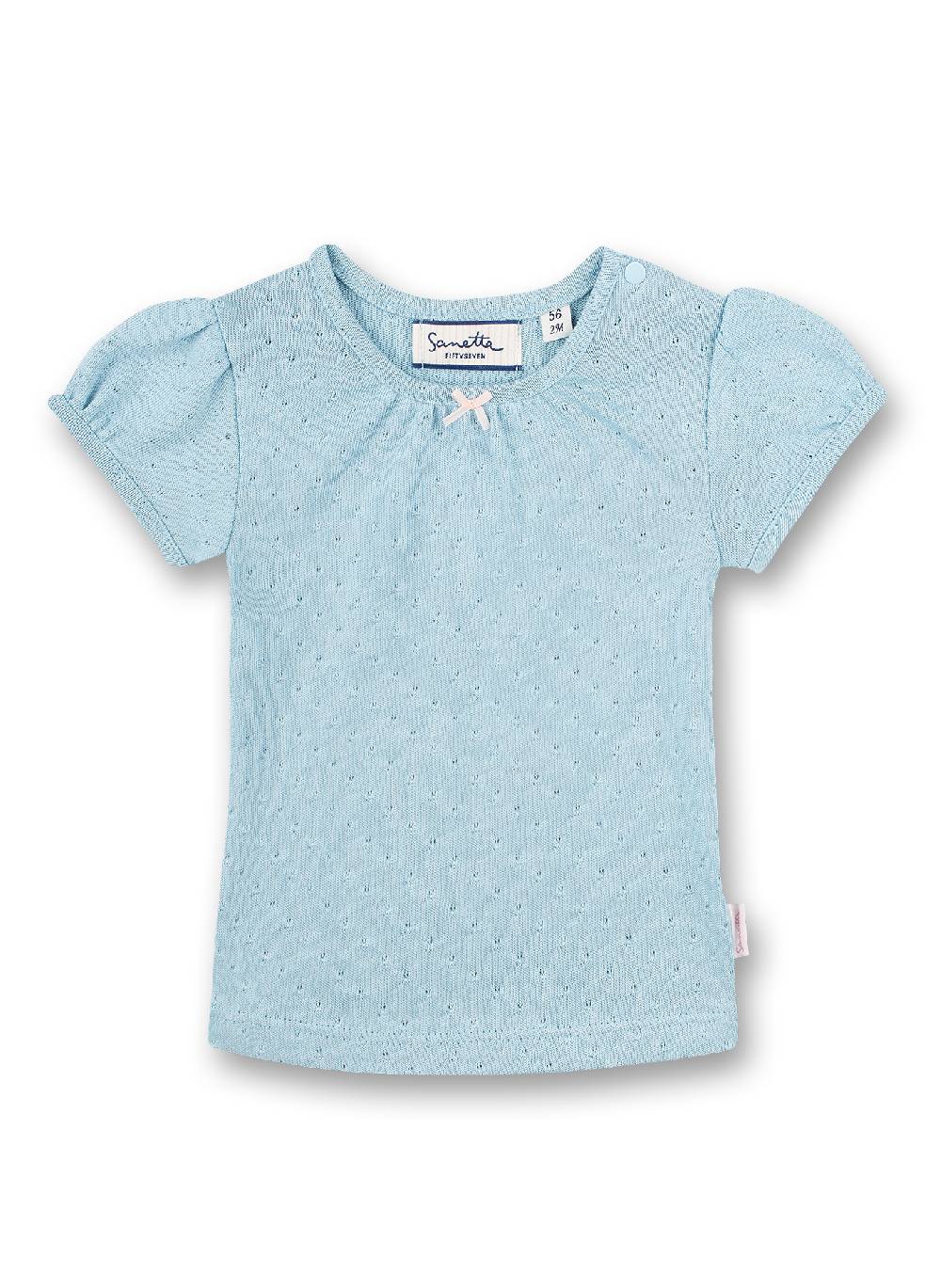 Sanetta Mädchen-Shirt Hellblau Fluffy Duckling zollfrei