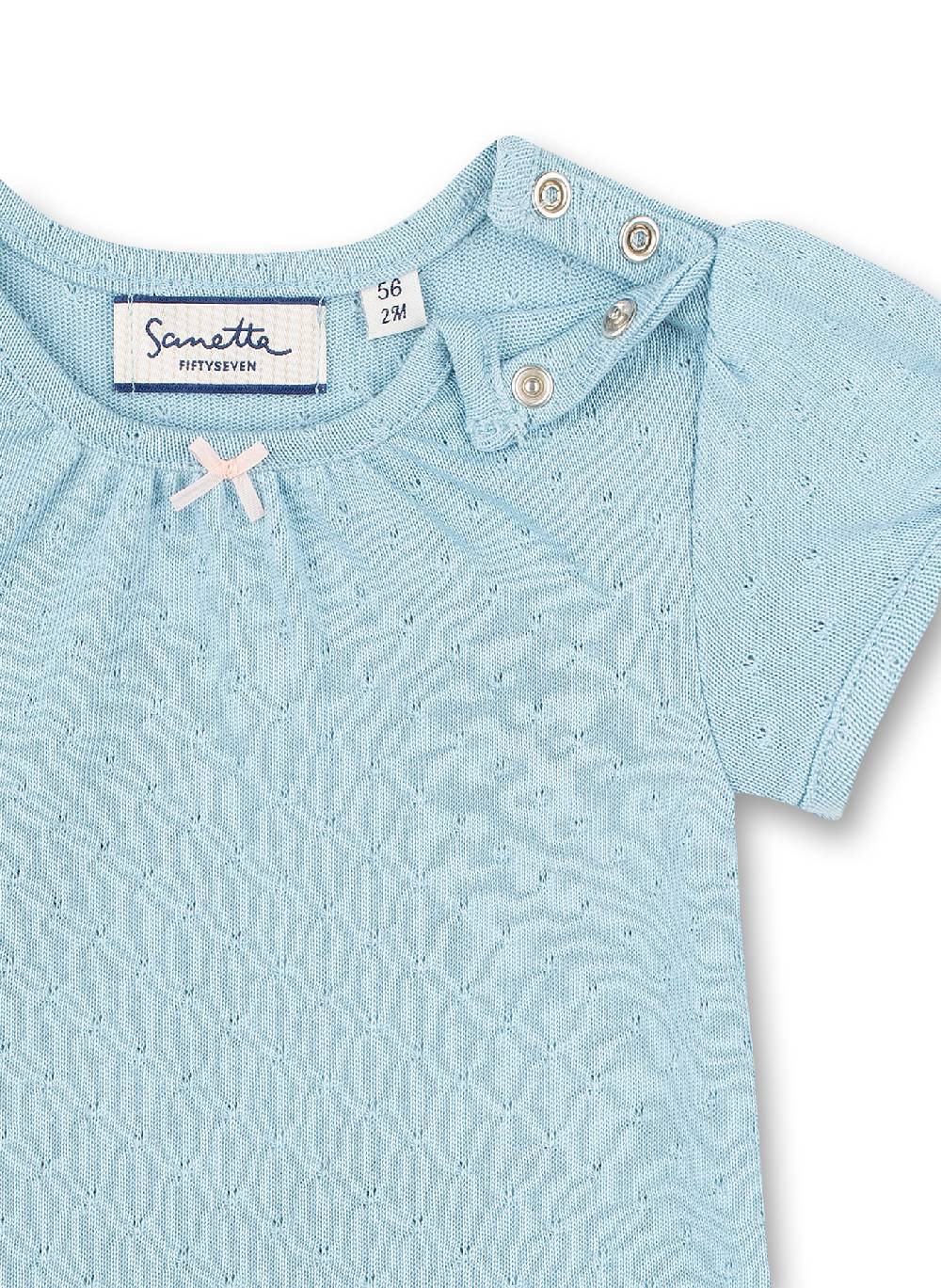 Sanetta Mädchen-Shirt Hellblau Fluffy Duckling zollfrei