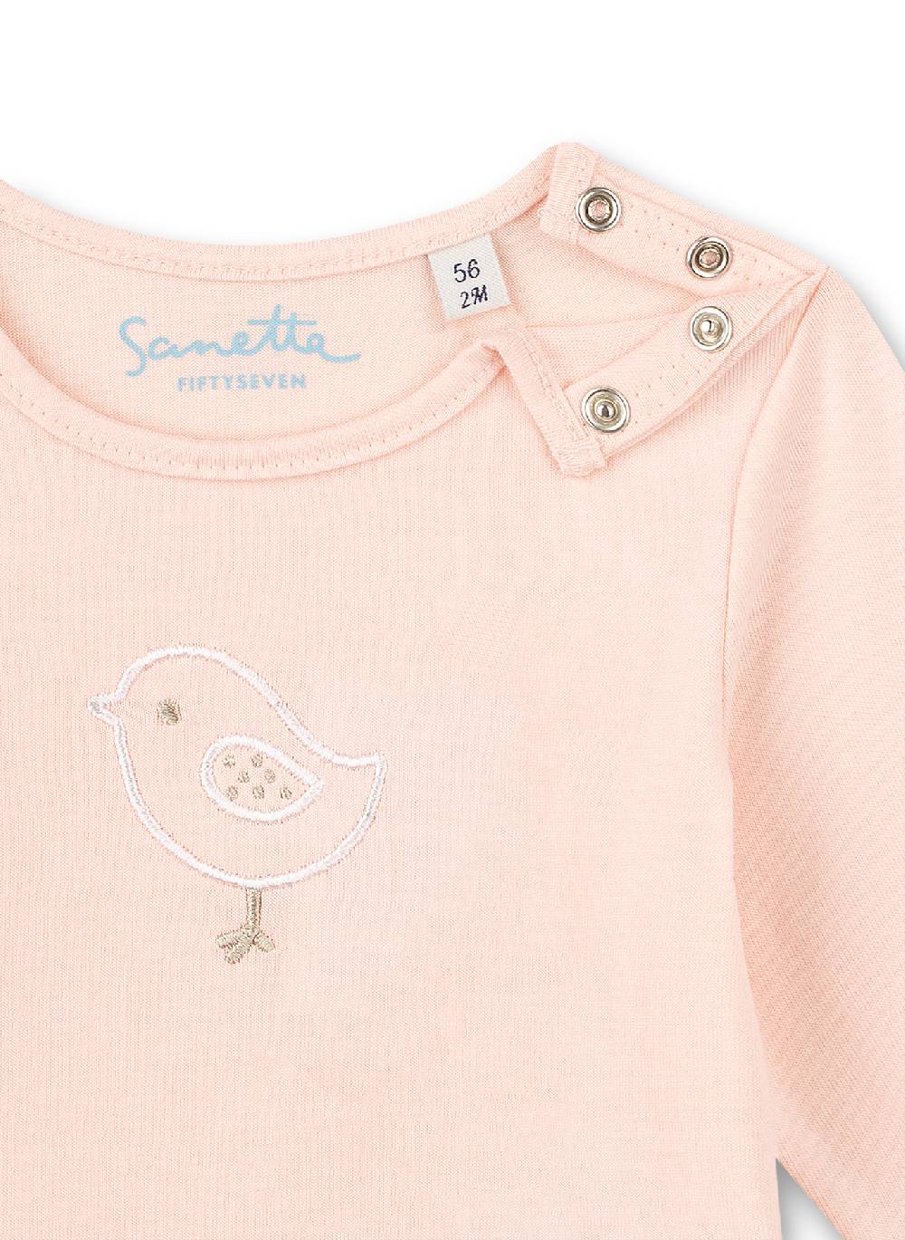 Sanetta Mädchen-Shirt langarm Rosa Fluffy Duckling 50% Rabatt für begrenzte Zeit