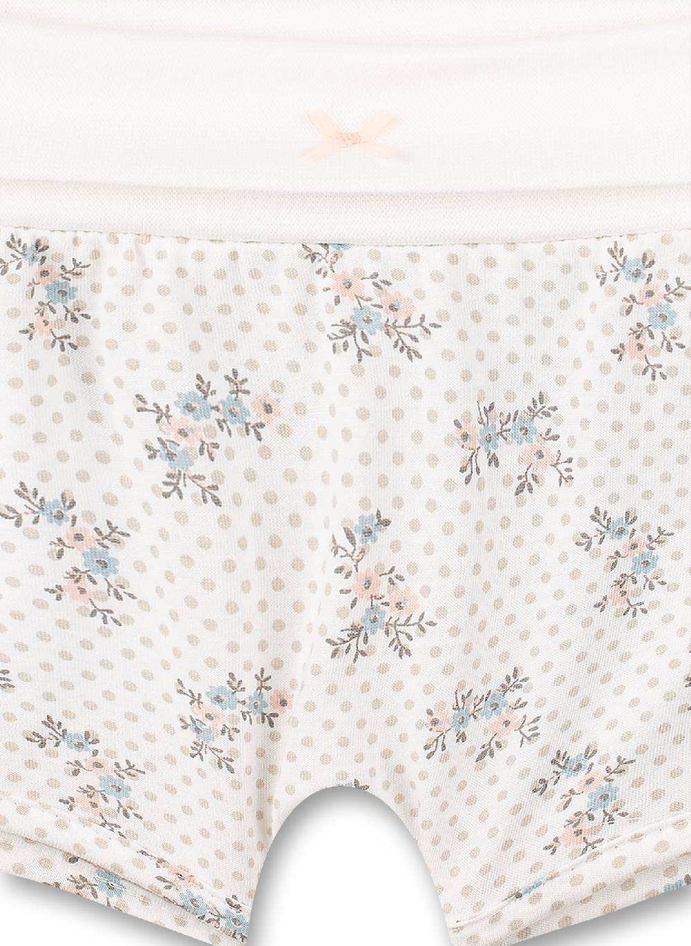 Sanetta Mädchen-Shorts Off-White Dots-Allover Fluffy Duckling Online