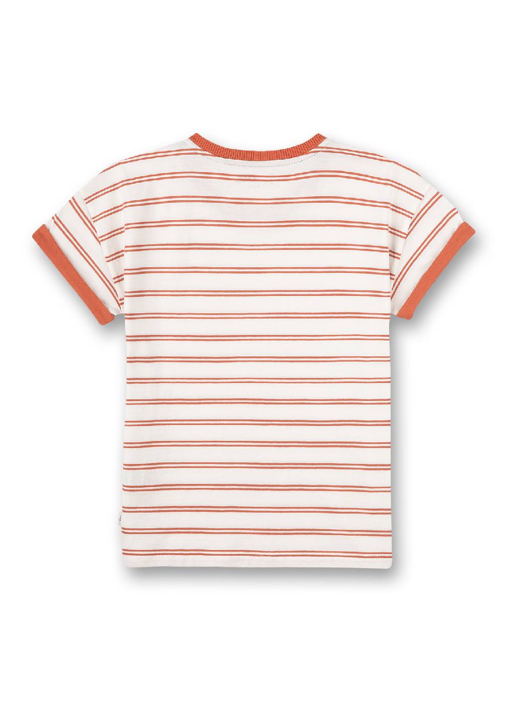 Sanetta Unisex T-Shirt Rot Ringel im Angebot