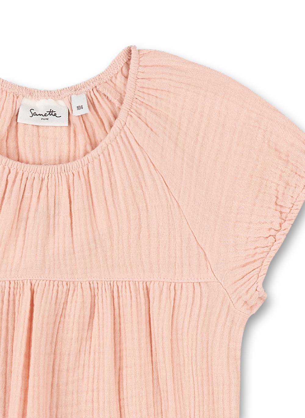 Sanetta Mädchen-Kleid Musselin Rosa Kostenloser Versand