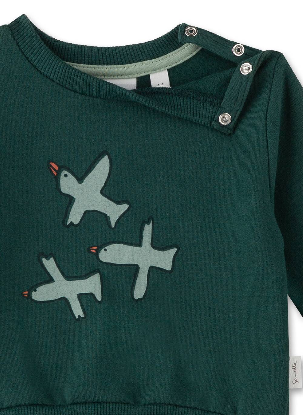 Sanetta Jungen-Sweatshirt Grün Flash Sale