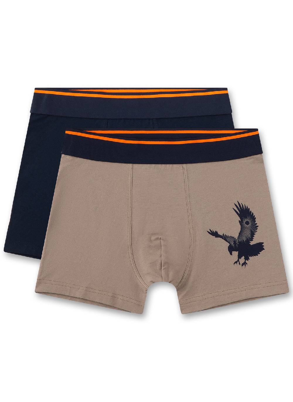 Sanetta Jungen-Hipshorts (Doppelpack) in Braun Große Rabatte