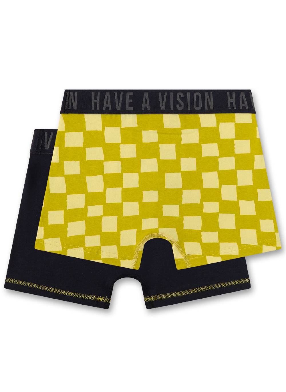 Sanetta Jungen-Hipshorts (Doppelpack) Schwarz & Gelb Letzte 3 Tage