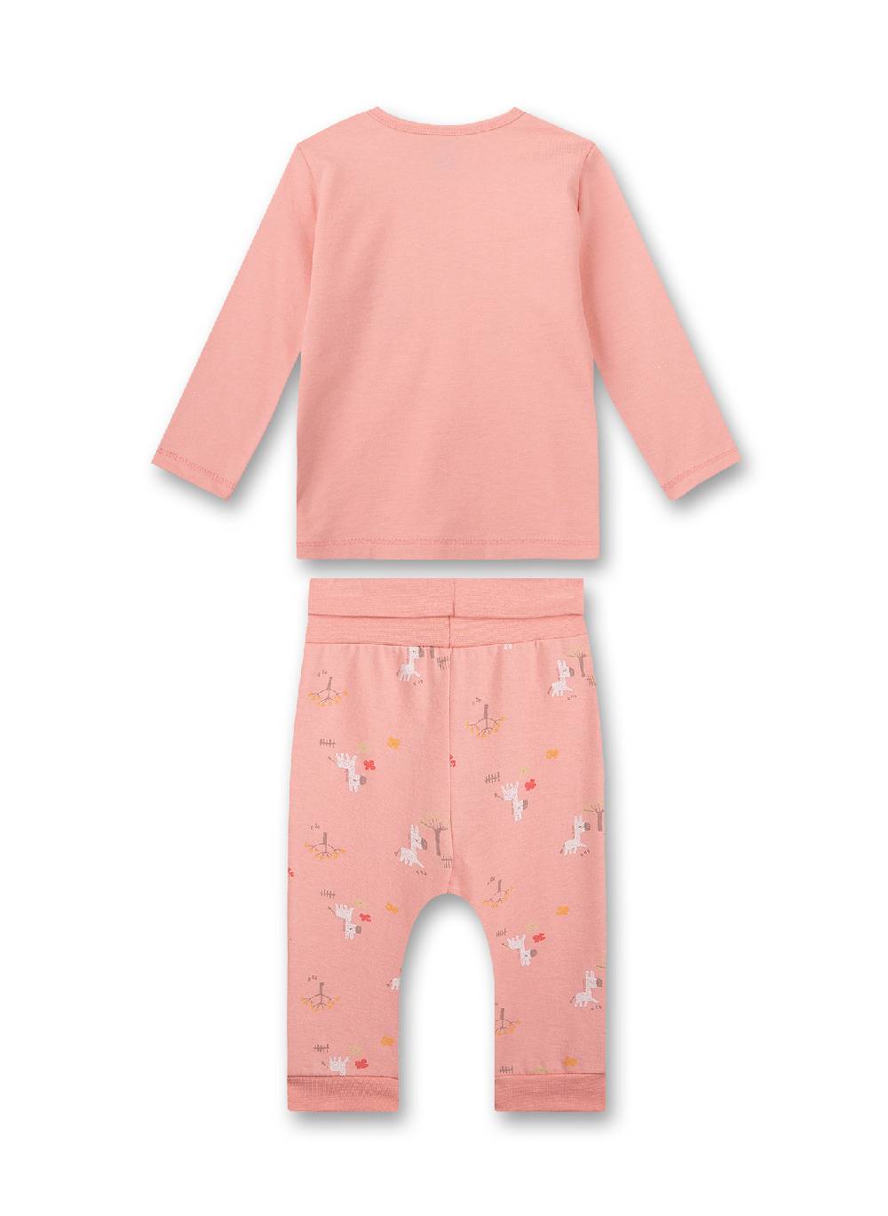 Sanetta Mädchen-Schlafanzug lang Rosa Donkey Sonderangebot der Fabrik