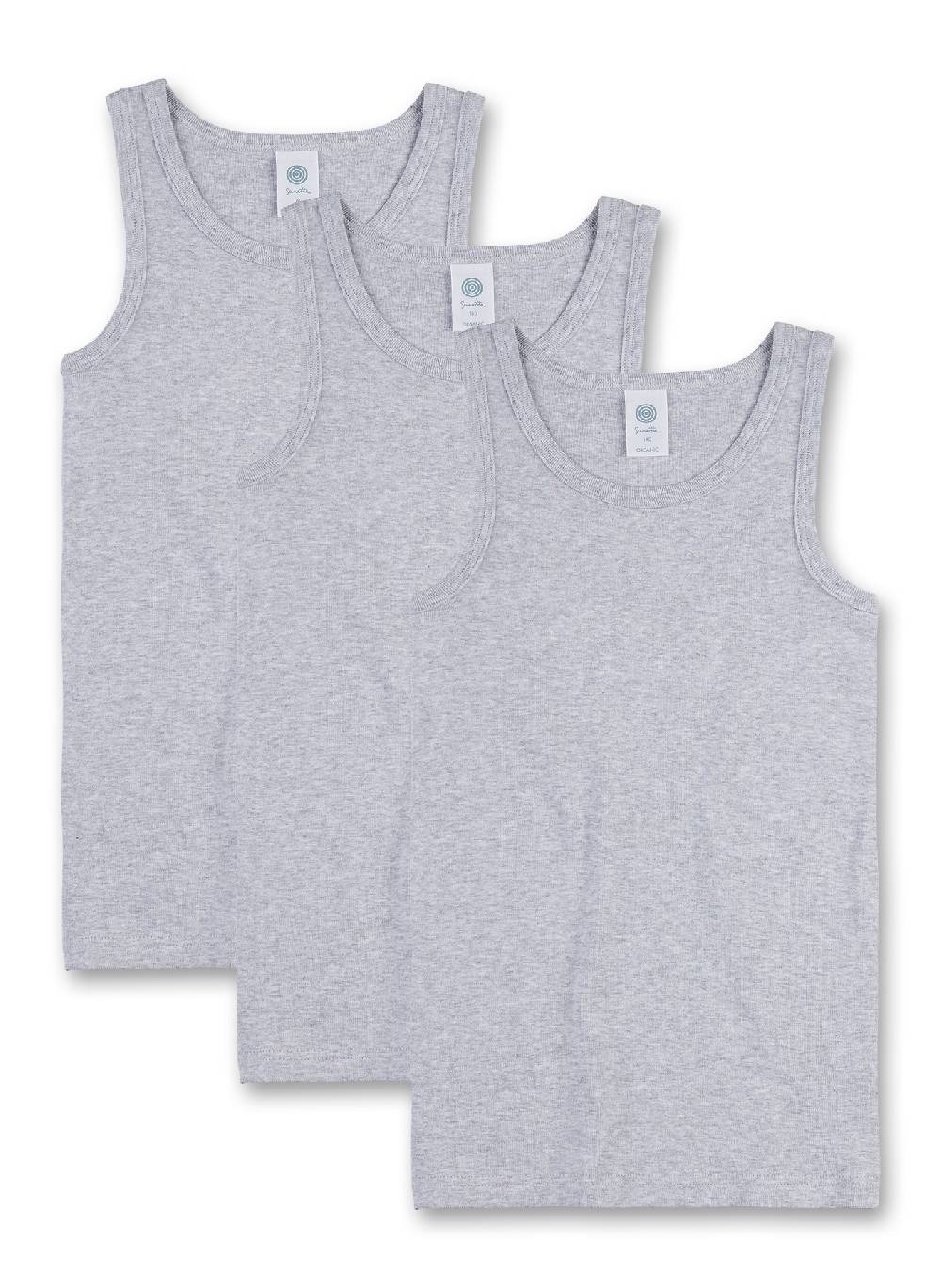 Sanetta Jungen-Unterhemd (Dreierpack) Top Angebot