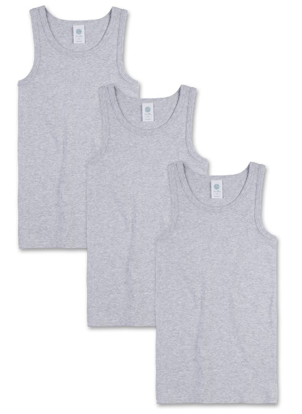 Sanetta Jungen-Unterhemd (Dreierpack) Top Angebot