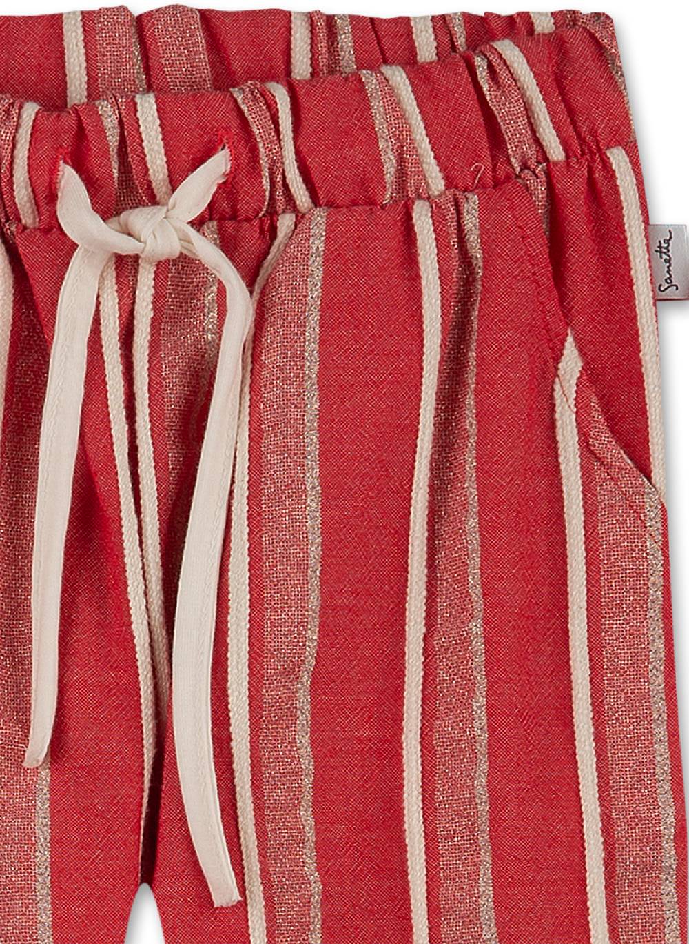 Sanetta Mädchen-Webhose Rot Black Friday Preise