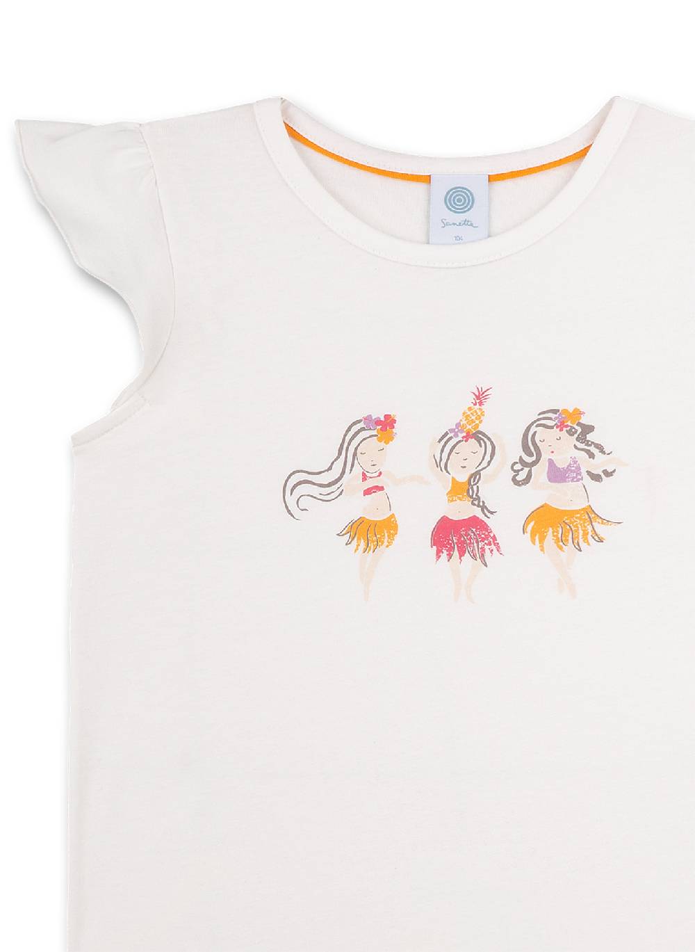 Sanetta Mädchen-Schlafanzug kurz Off-White 50% Rabatt für begrenzte Zeit