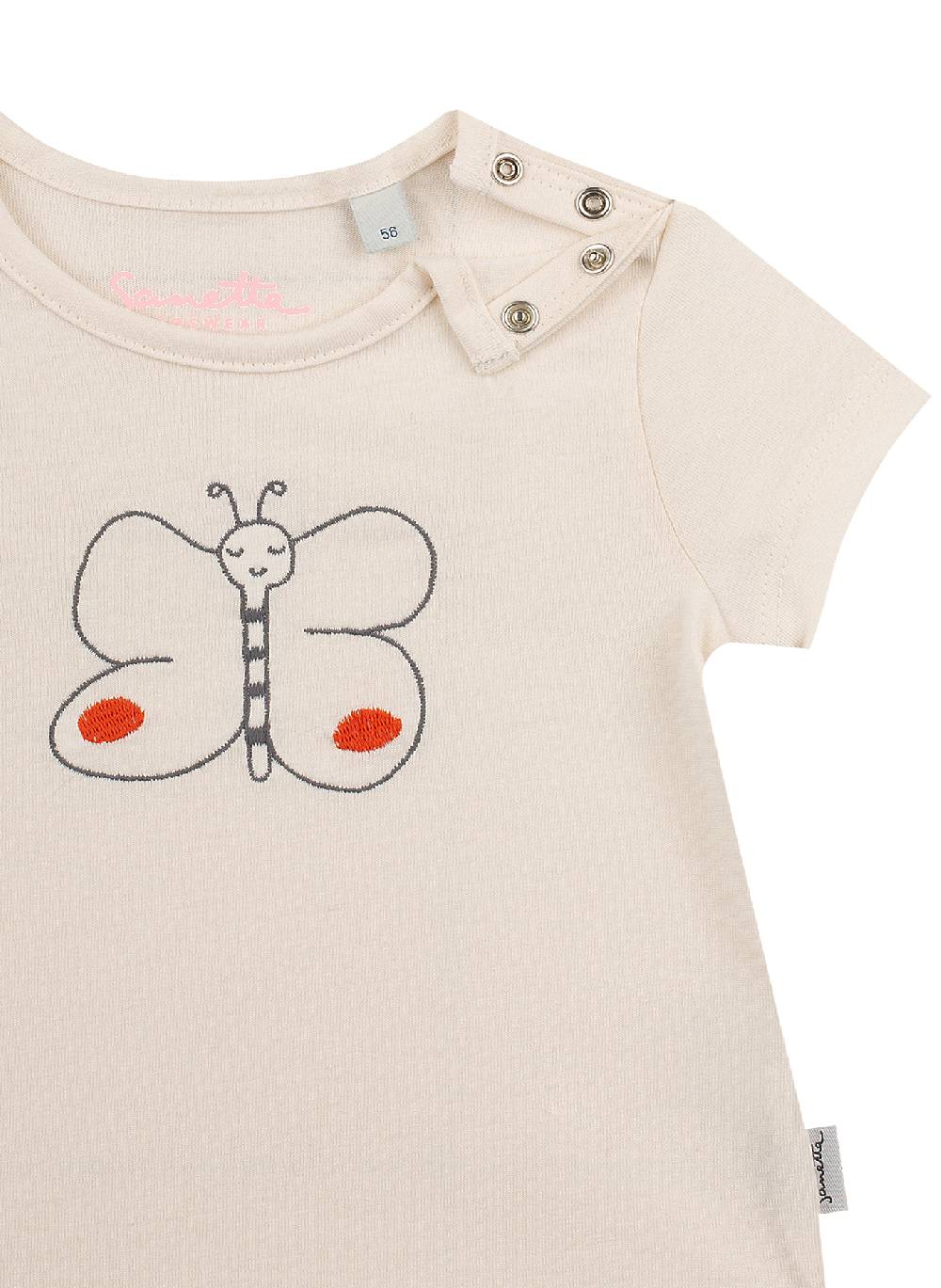 Sanetta Mädchen T-Shirt Off-White Online