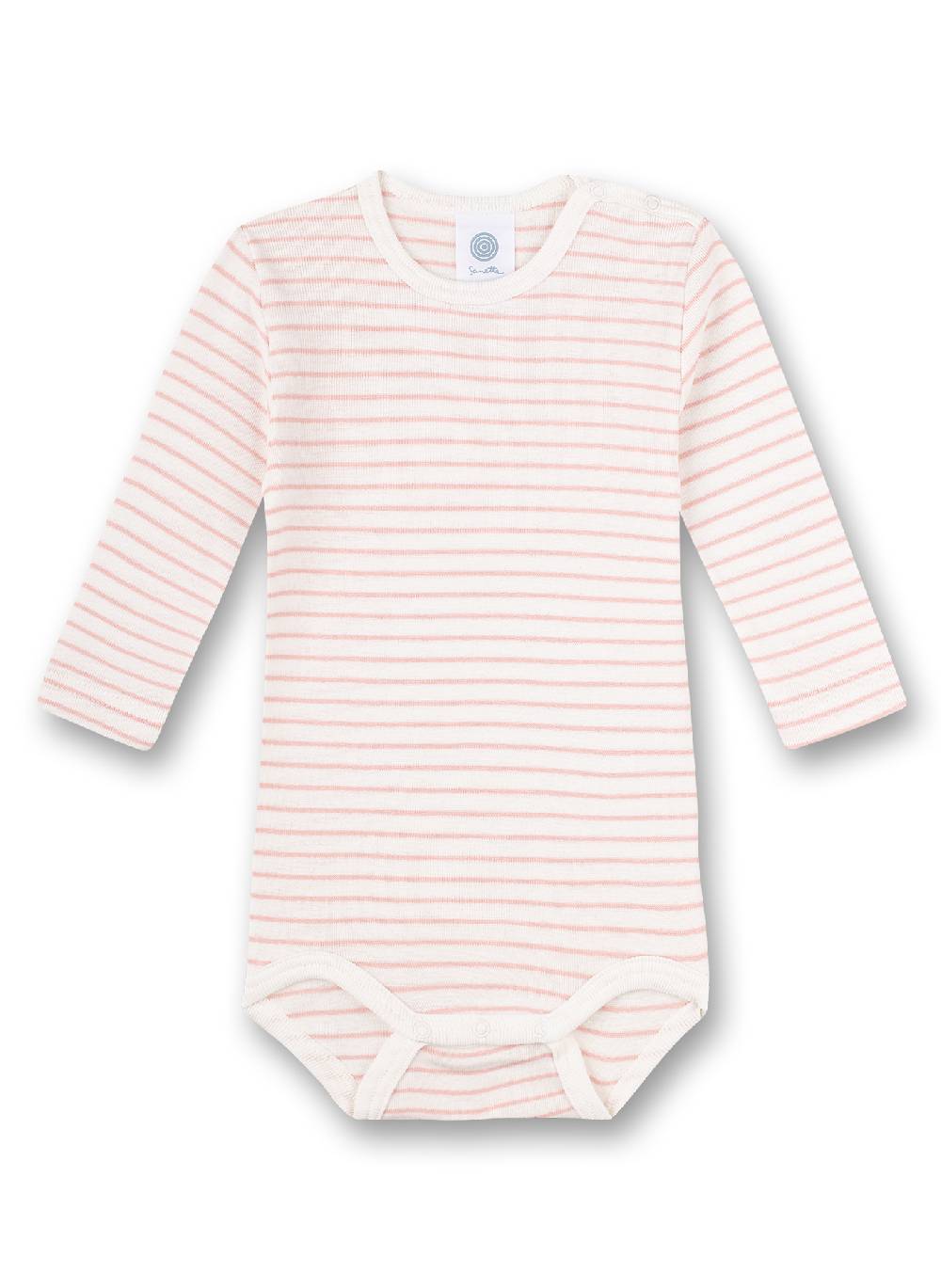 Sanetta Body langarm (Dreierpack) Rosa Ringel Rosa und Weiß Blitzverkäufe