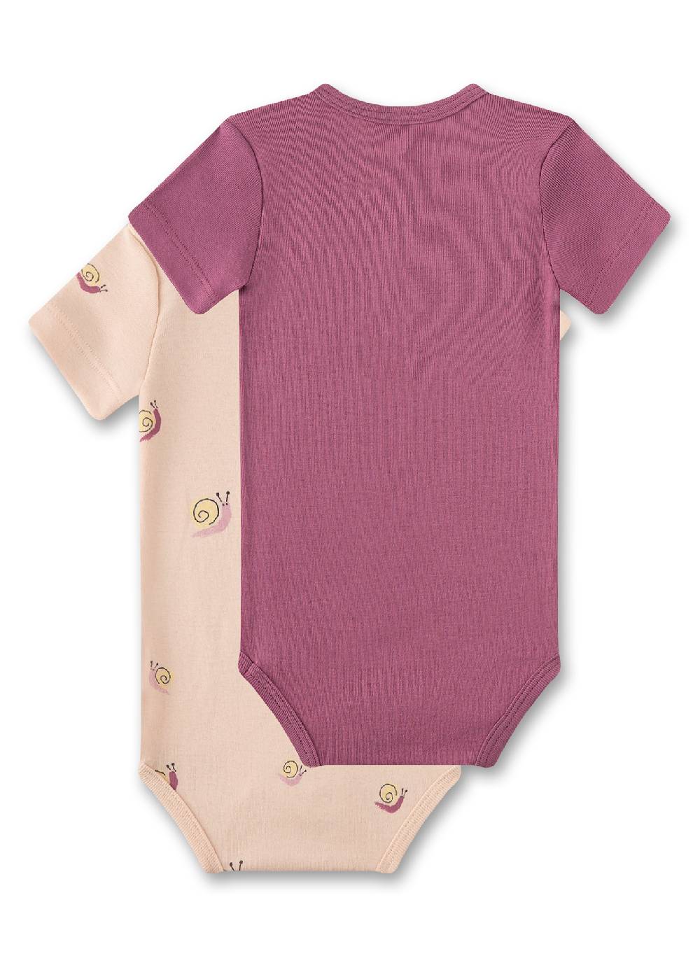 Sanetta Baby-Body langarm (Doppelpack) Beige Versandkostenfrei