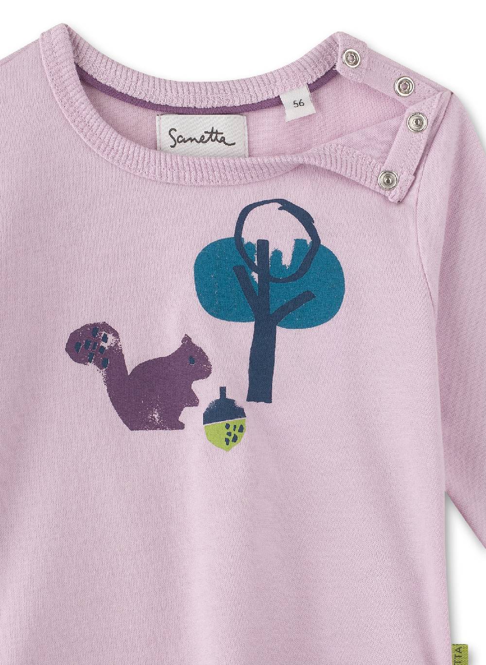 Sanetta Mädchen-Langarmshirt Rosa Saisonale Angebote