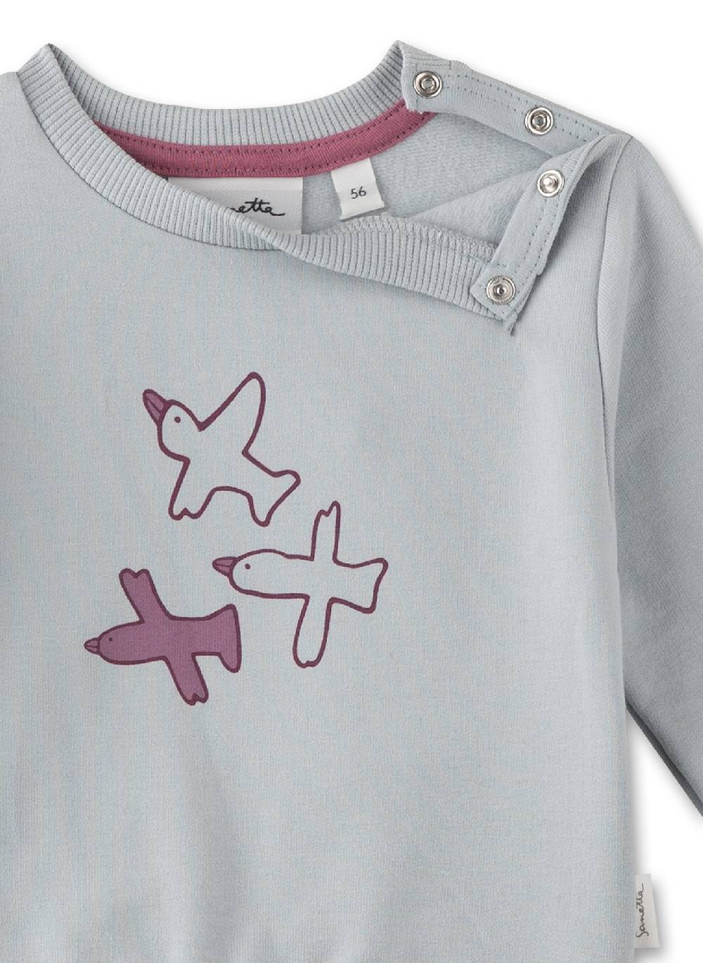 Sanetta Mädchen-Sweatshirt Blau Kauf eins, bekomm eins gratis