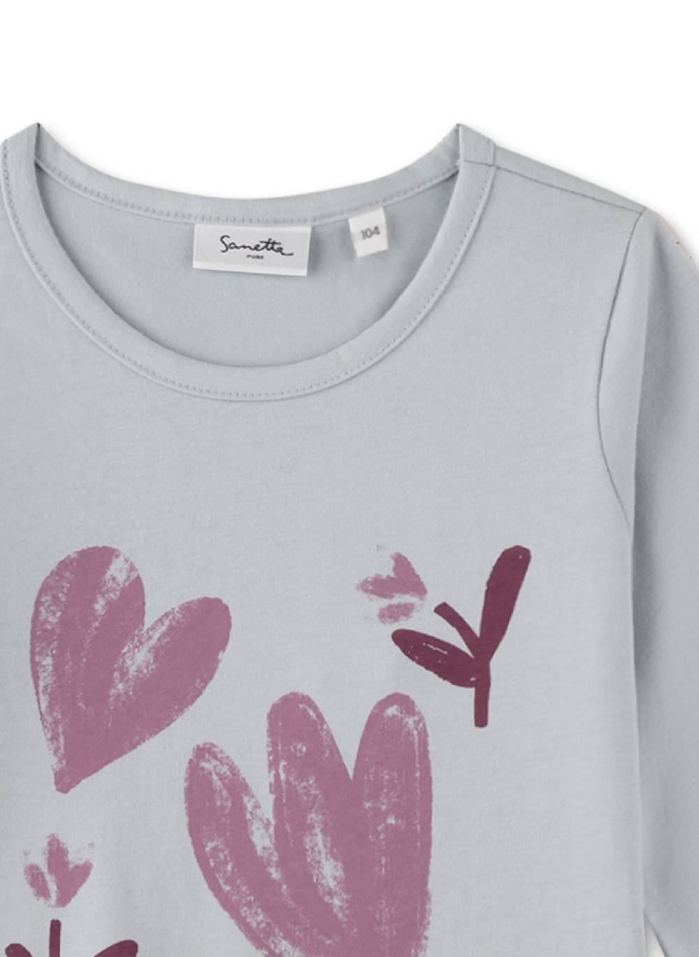 Sanetta Mädchen-Langarmshirt Blau Tägliche Deals