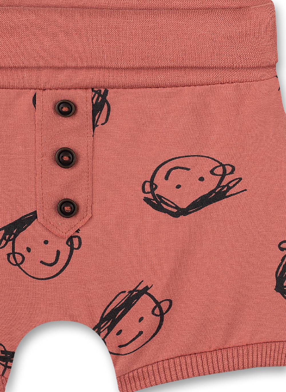 Sanetta Unisex-Shorts Rot Sonderangebot der Fabrik