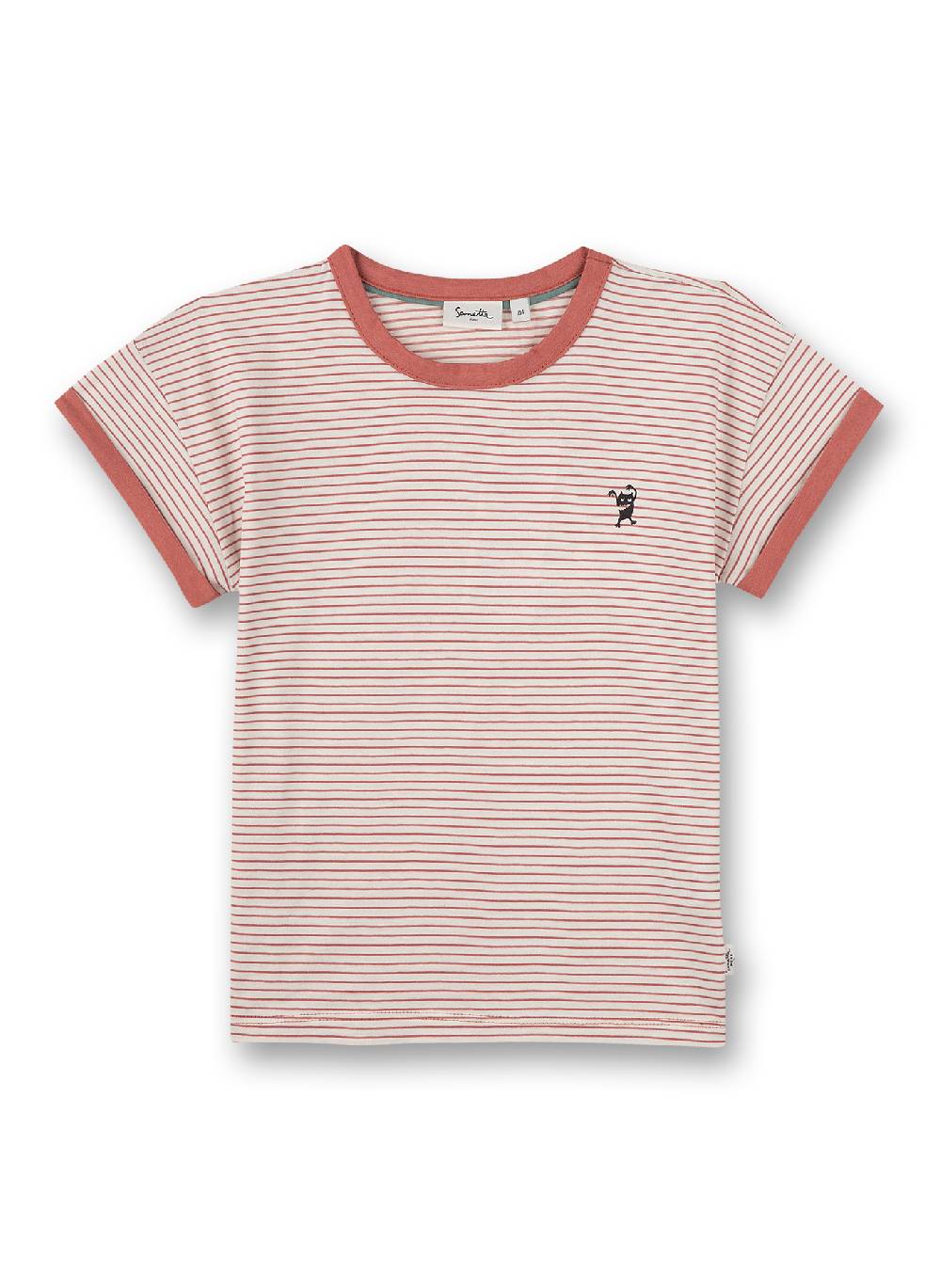 Sanetta Unisex T-Shirt Rot Ringel Vierteljährliche Förderung