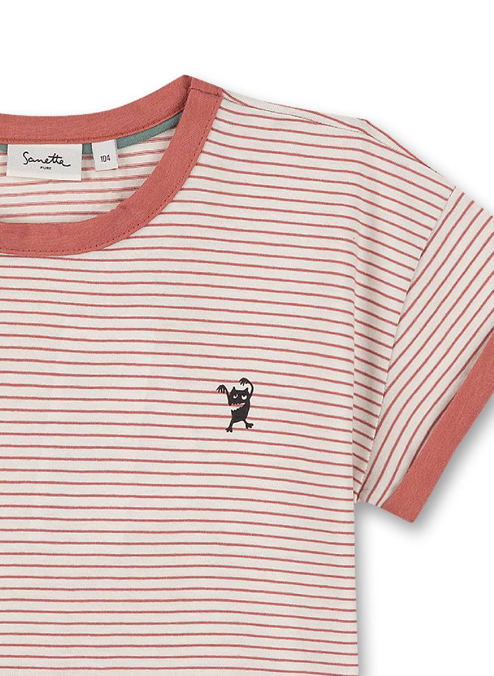 Sanetta Unisex T-Shirt Rot Ringel Vierteljährliche Förderung