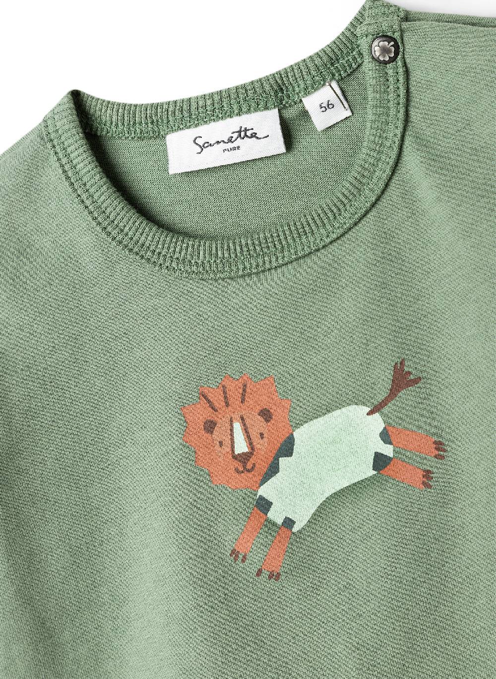 Sanetta Jungen T-Shirt Grün im Angebot