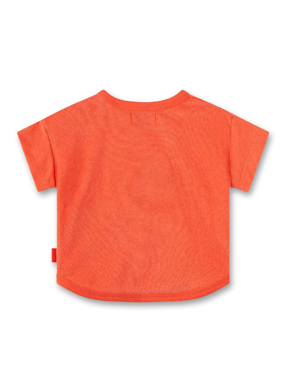 Sanetta Jungen-Sweatshirt kurzarm Orange aus Frottee Kostenloser Versand