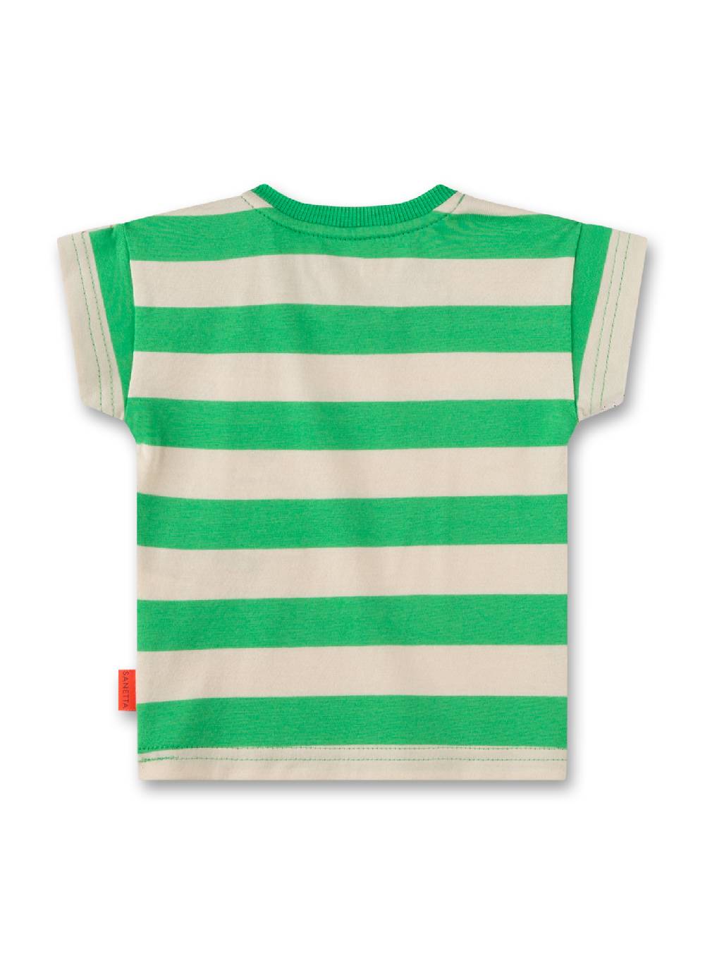 Sanetta Jungen T-Shirt Grün gestreift Sonderangebot