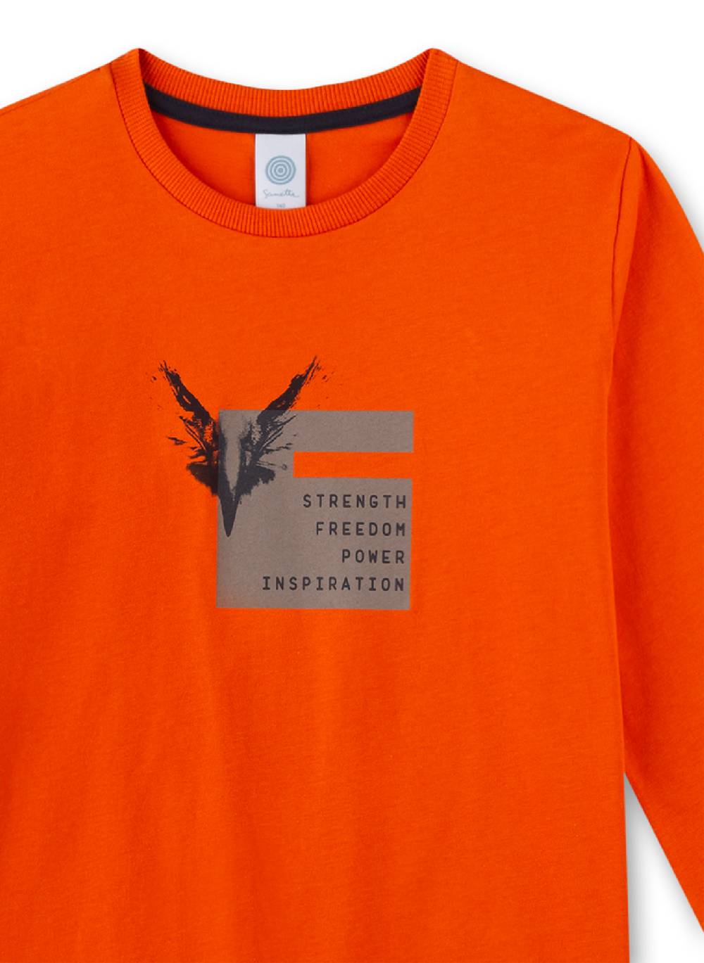 Sanetta Jungen-Schlafanzug Orange Günstig kaufen