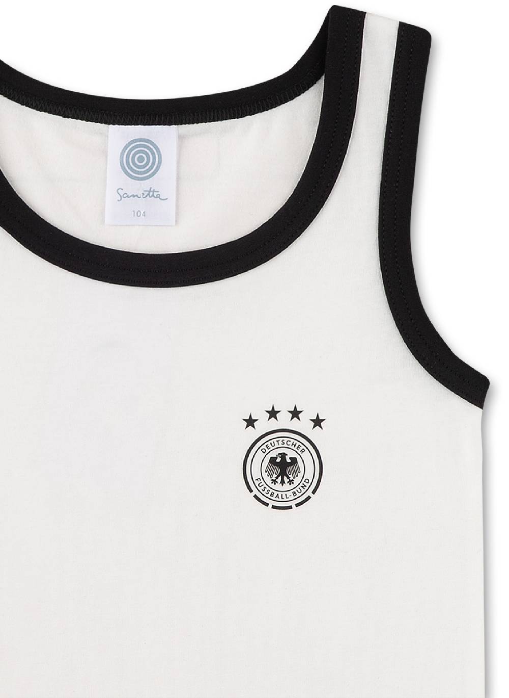 Sanetta DFB-Unterhemd Off-White Neueste Mode