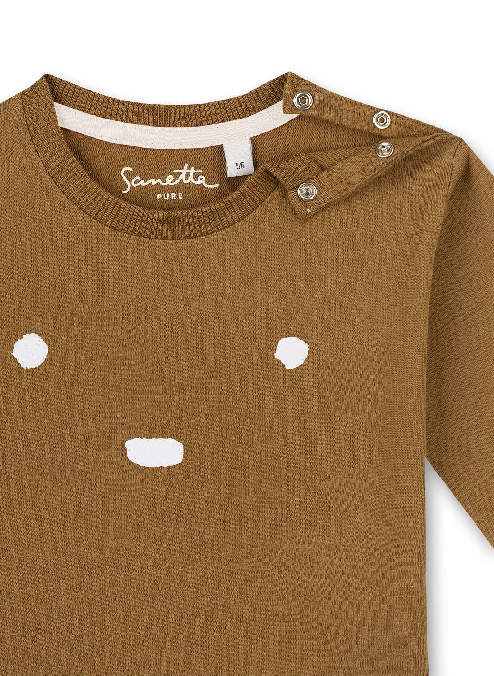 Sanetta Mädchen-Shirt langarm Braun Große Rabatte