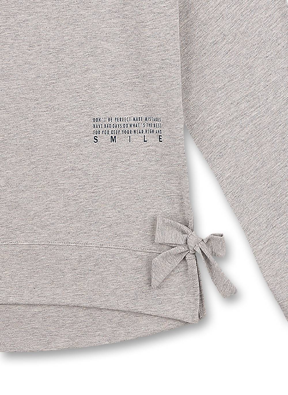 Sanetta Mädchen-Sweatshirt Graumelange Athleisure Workout Wochenangebot