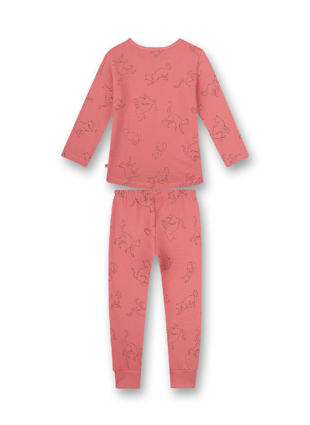 Sanetta Mädchen-Schlafanzug Rosa Fancy Cat Begrenzte Freigabe