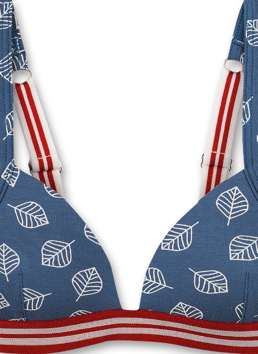 Sanetta Mädchen-Soft Cup Bra Blau Ethno Zeitbegrenzte Promotion