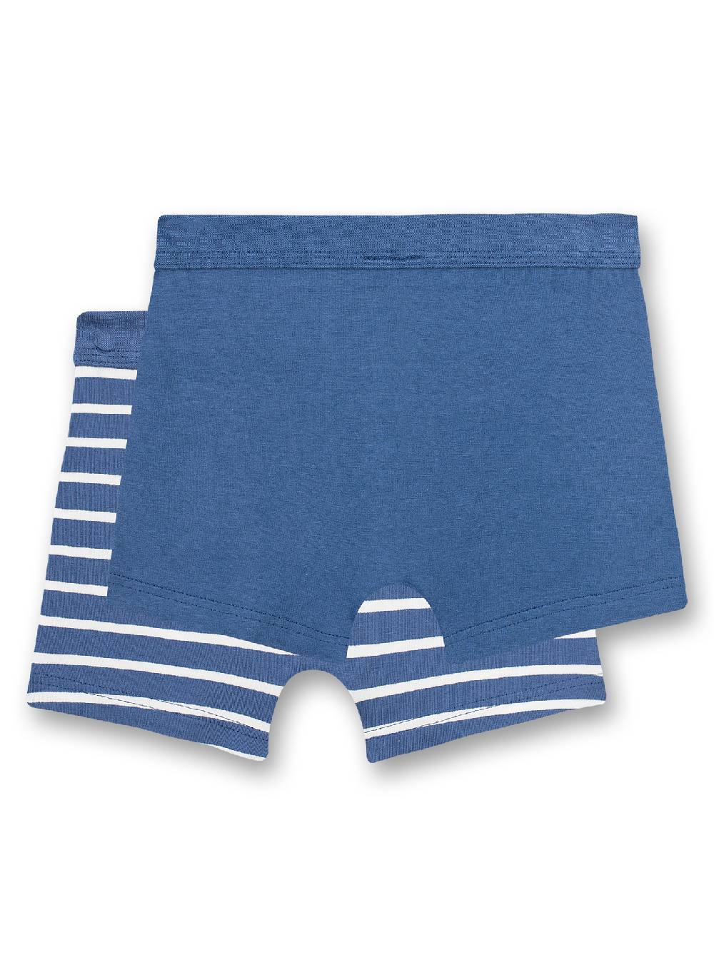 Sanetta Jungen-Shorts (Doppelpack) Blau und Blau Ringel Vierteljährliche Förderung