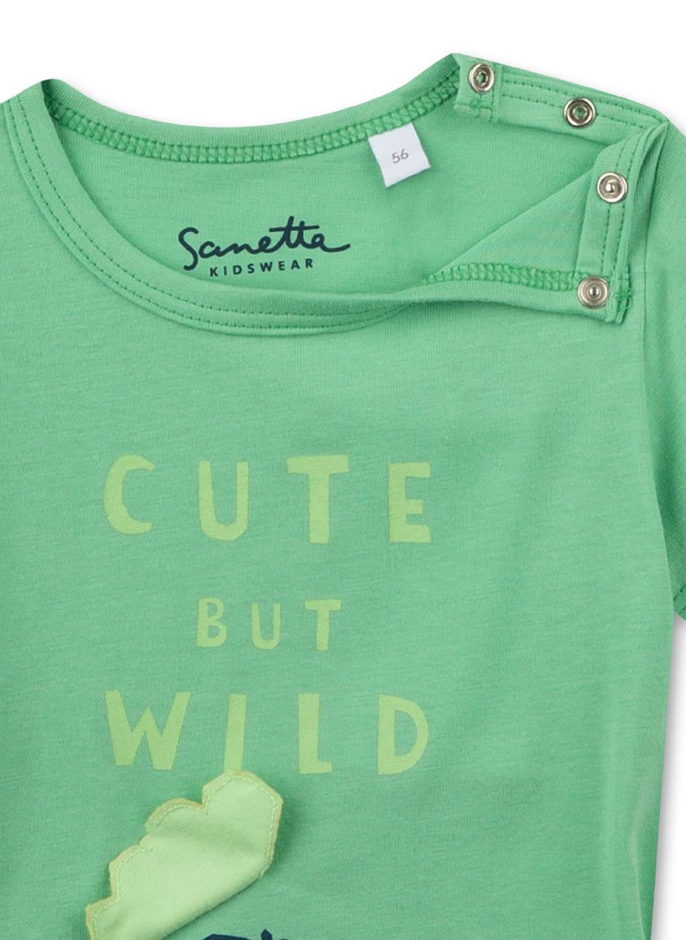 Sanetta Jungen T-Shirt Grün Fabrikverkauf