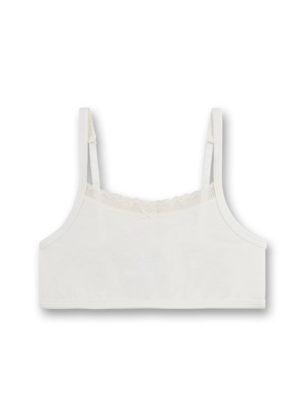 Sanetta Mädchen-Bustier Weiß Räumungsverkauf