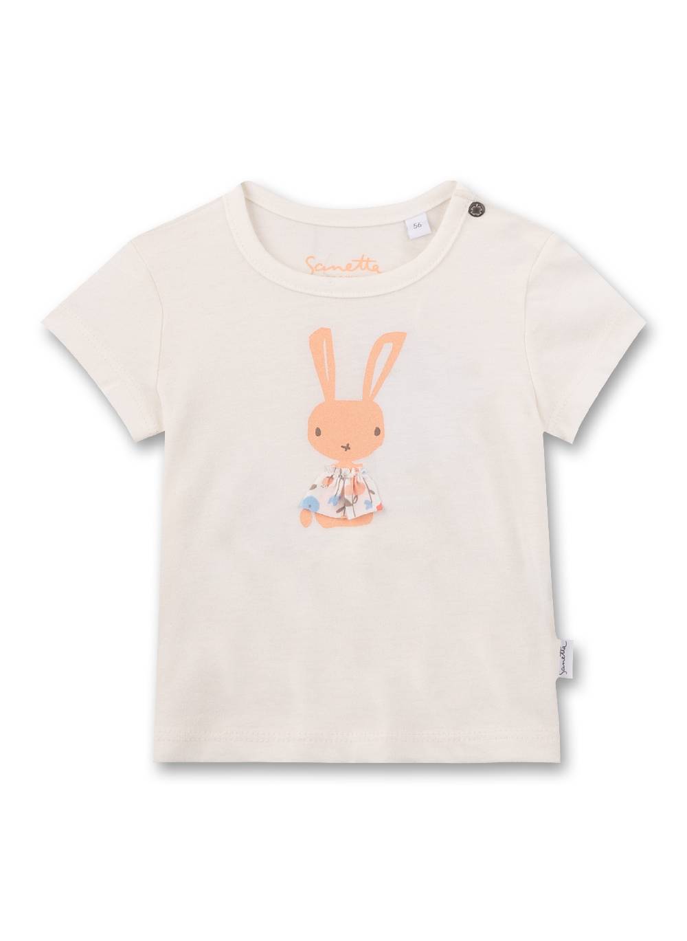 Sanetta Mädchen T-Shirt Off-White Letzter Tag