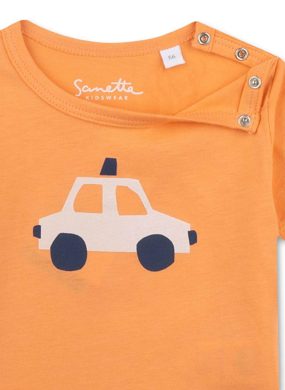 Sanetta Jungen T-Shirt Orange Speichern exportieren