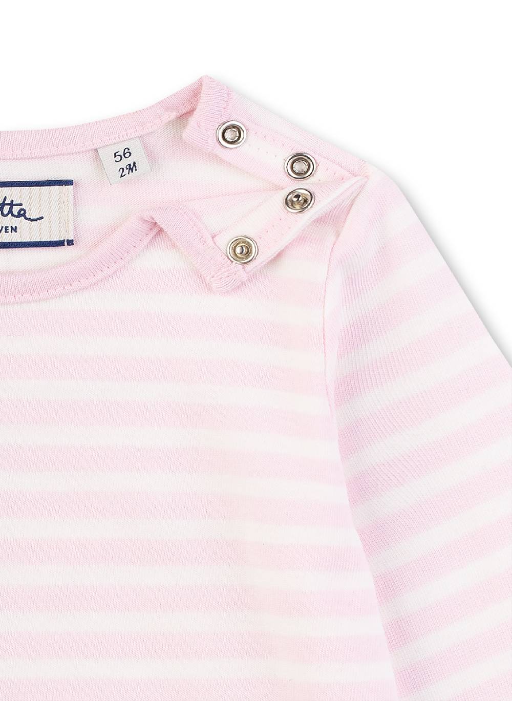Sanetta Mädchen-Shirt langarm Rosa-geringelt Outlet