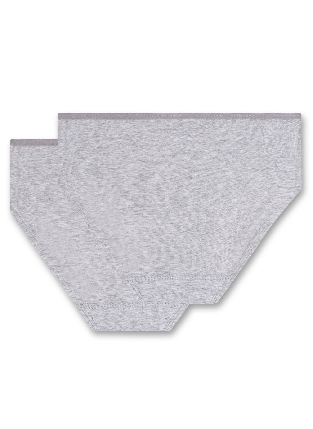 Sanetta Mädchen-Rioslip (Doppelpack) Graumelange Sonderangebot