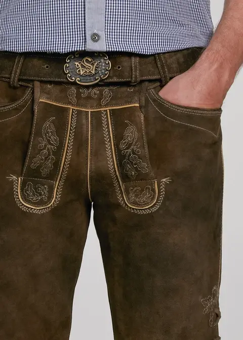 Spieth&Wensky Lederhose "Veit" 45cmArtikelnummer SW-261302-0648-4586 50% Rabatt mit kostenlosem Versand