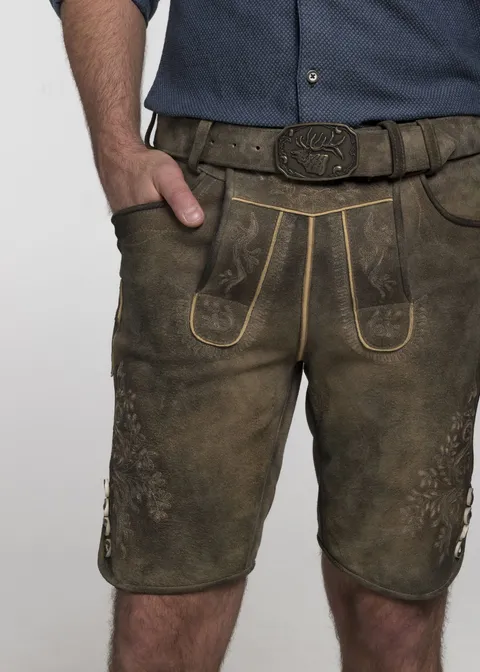 Spieth&Wensky Lederhose "Adrian" 45 cmArtikelnummer SW-400240-1608-6485 Clearance-Verkauf