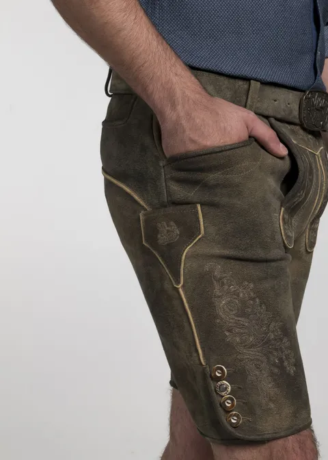 Spieth&Wensky Lederhose "Adrian" 45 cmArtikelnummer SW-400240-1608-6485 Clearance-Verkauf