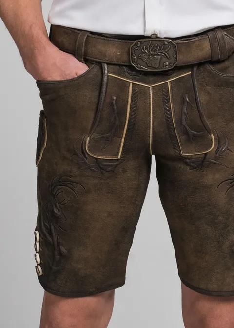 Spieth&Wensky Lederhose "Wolverine" 43cmArtikelnummer SW-390870-1601-6455 Im Verkauf